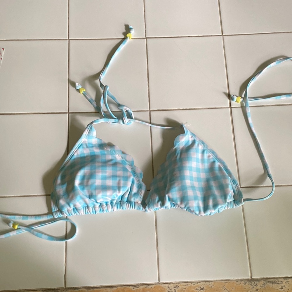 Target, large, light blue plaid